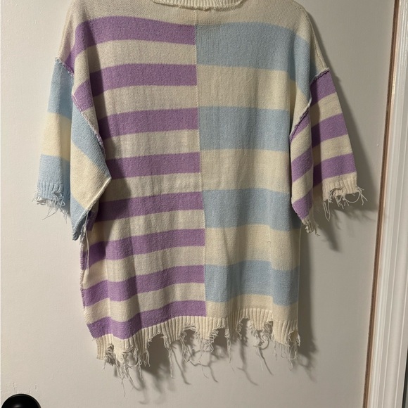 Striped Pastel Sweater - Picture 2 of 2